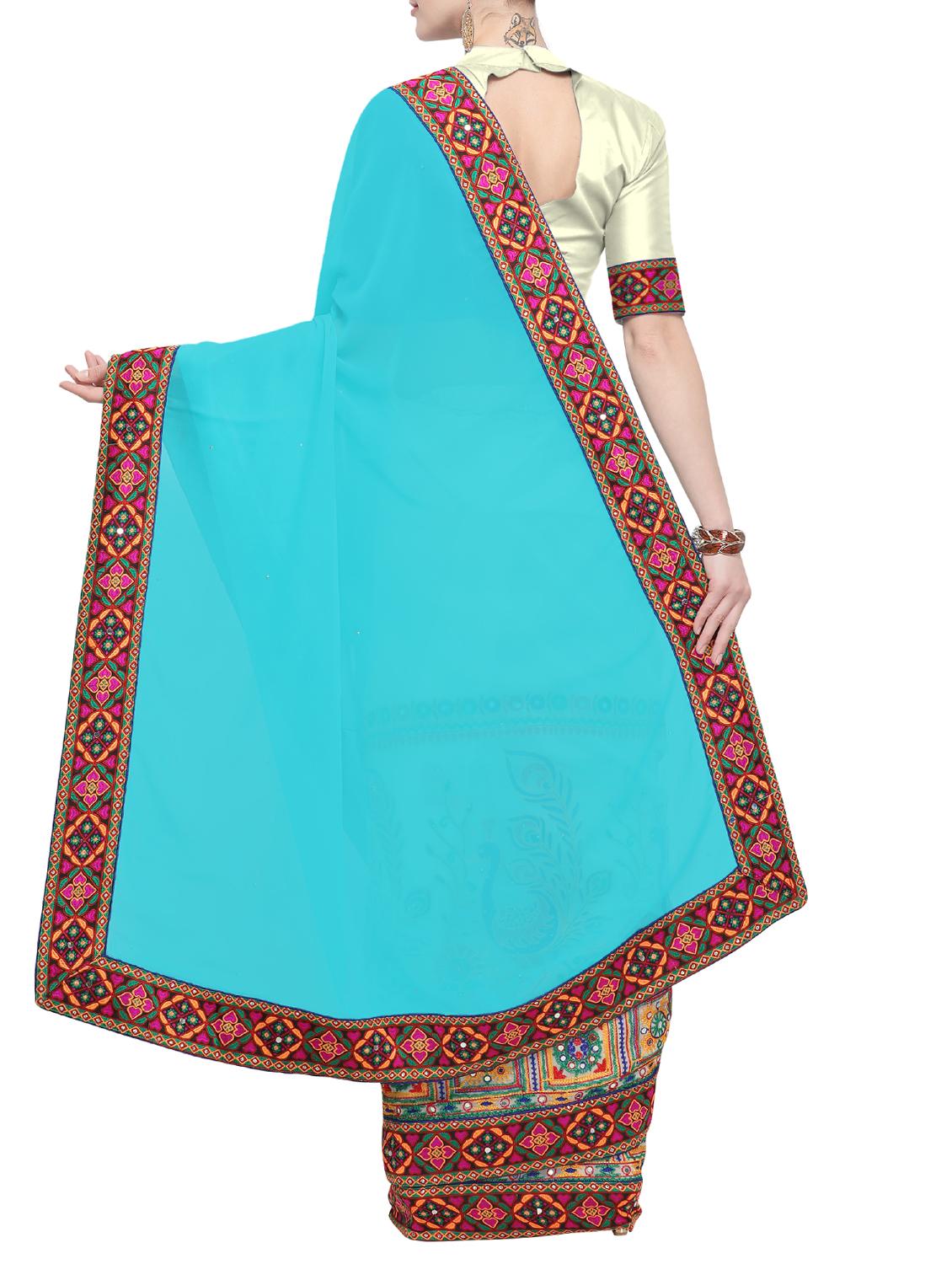 women's embroidered saree - 15780189 -  Standard Image - 1