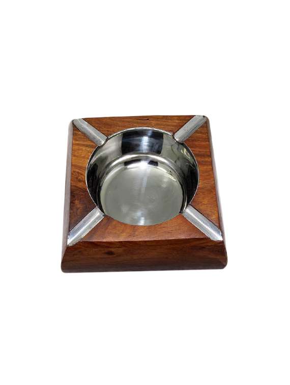 desi karigar beautiful wooden ash tray