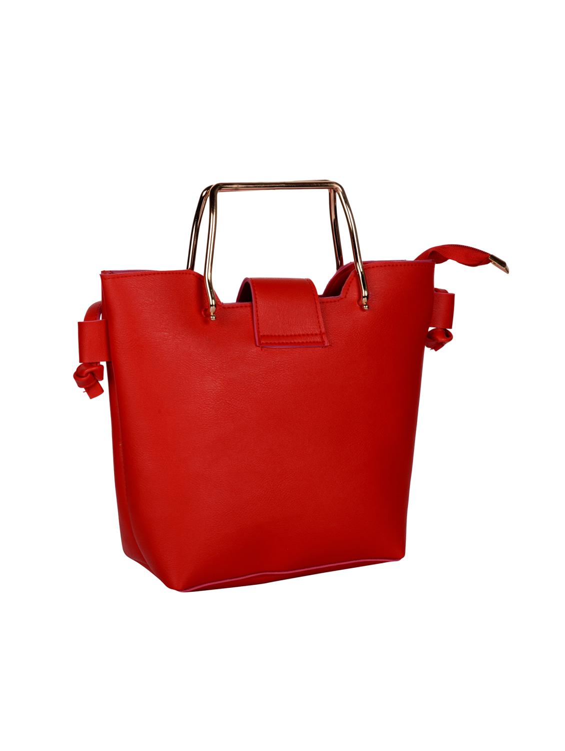 red leatherette (pu) sling bag - 15790563 -  Standard Image - 1