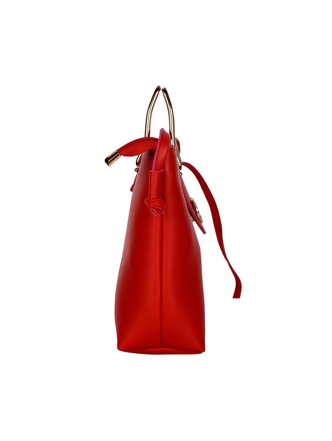 red leatherette (pu) sling bag - 15790563 - Standard Image - 4
