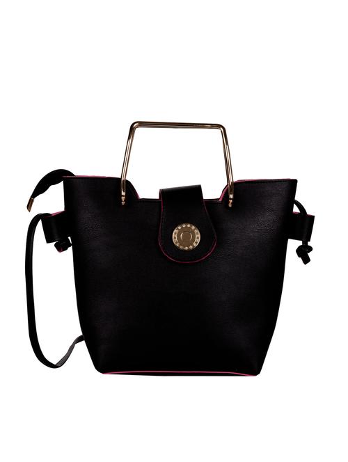 black solid regular sling bag - 15790565 - Standard Image - 0