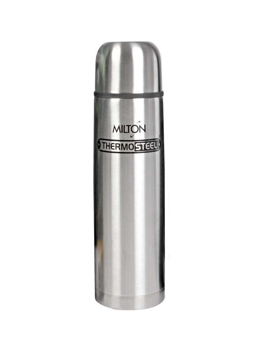 milton vacuum flasks thermosteel 750 ml, with plain lid ml, steel plain