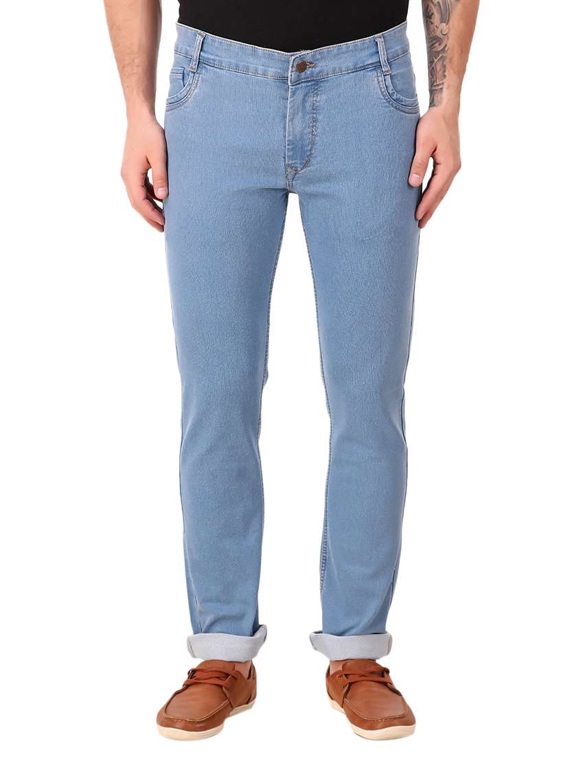 mens slim fit plain jeans