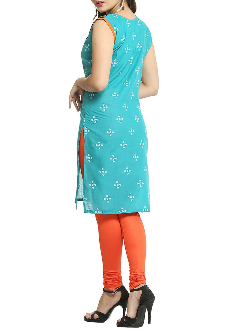 straight printed kurta - 15791962 - Standard Image - 1
