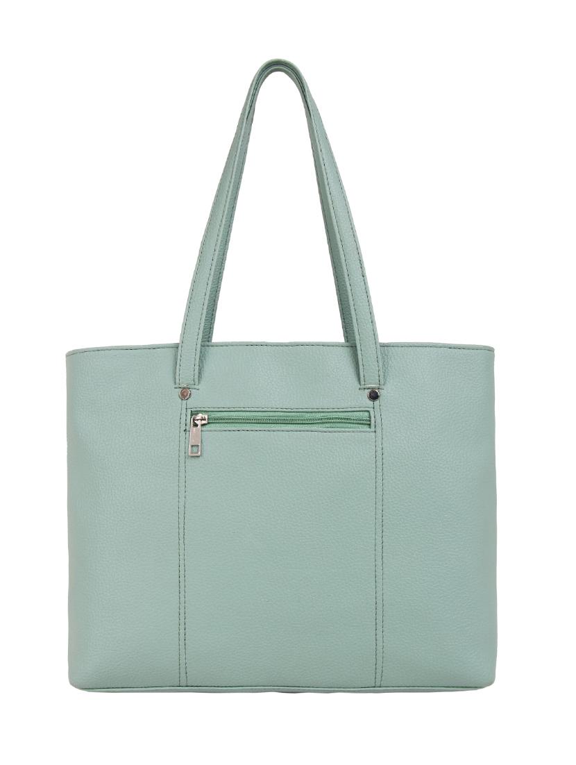 blue leatherette (pu) handbag - 15797819 -  Standard Image - 1