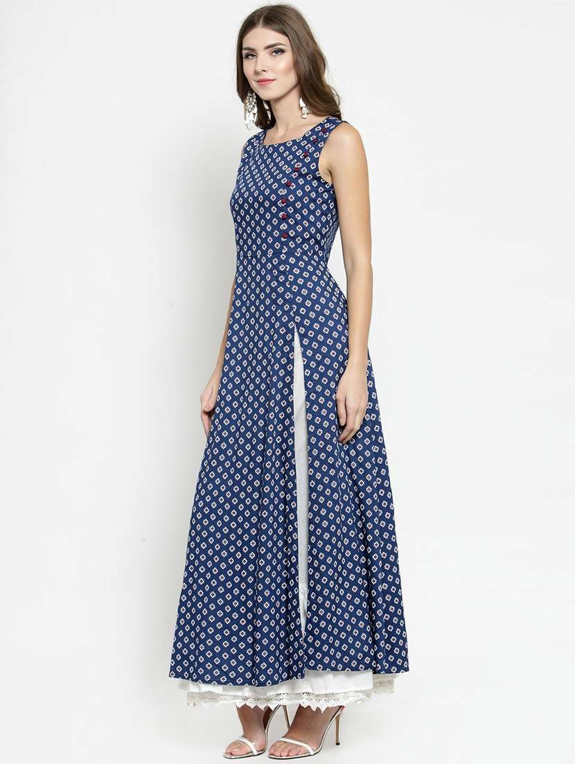 women's front slit kurta - 15799812 -  Standard Image - 1