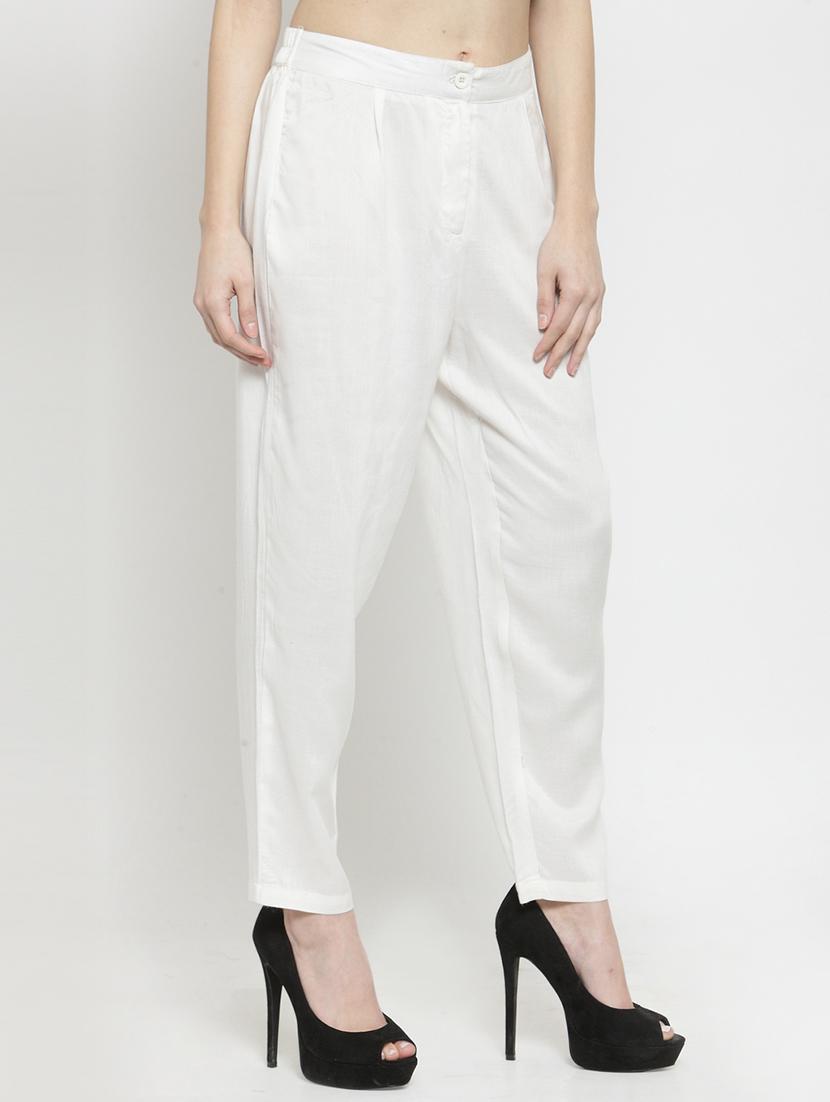 flat front solid trouser - 15799854 -  Standard Image - 1