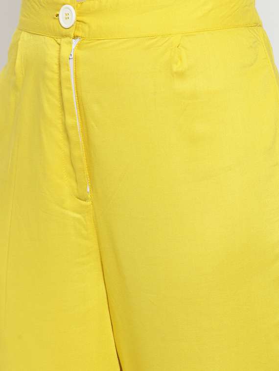 flat front solid trouser - 15799855 -  Standard Image - 4