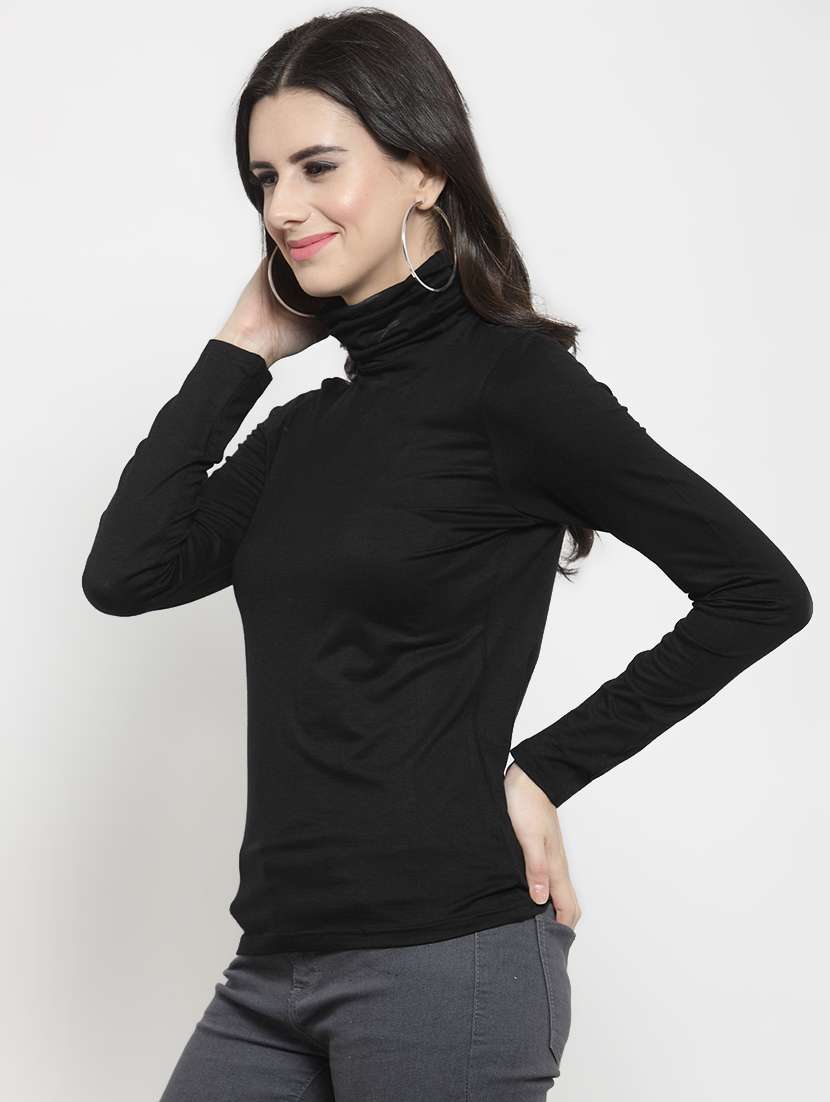 turtle neck long sleeved top - 15800754 -  Standard Image - 1