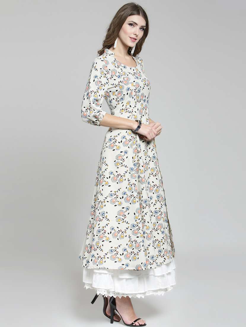 women's layered kurta - 15802804 -  Standard Image - 1