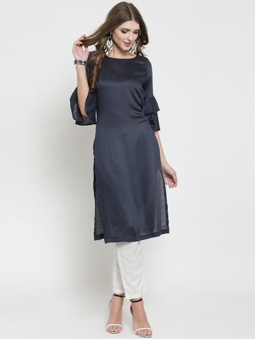 women's straight kurta - 15802813 -  Standard Image - 0