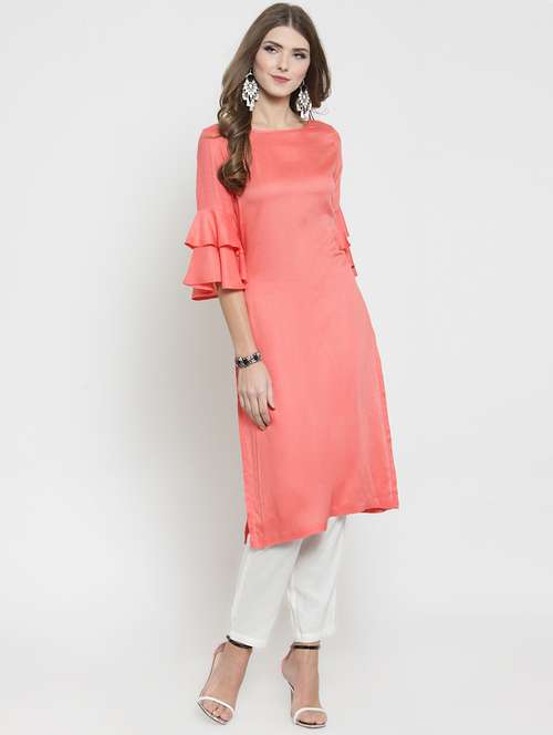 women's straight kurta - 15802815 -  Standard Image - 0