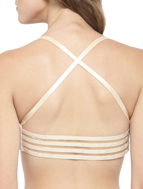 front open criss-cross back bra - 15803654 - Standard Image - 1