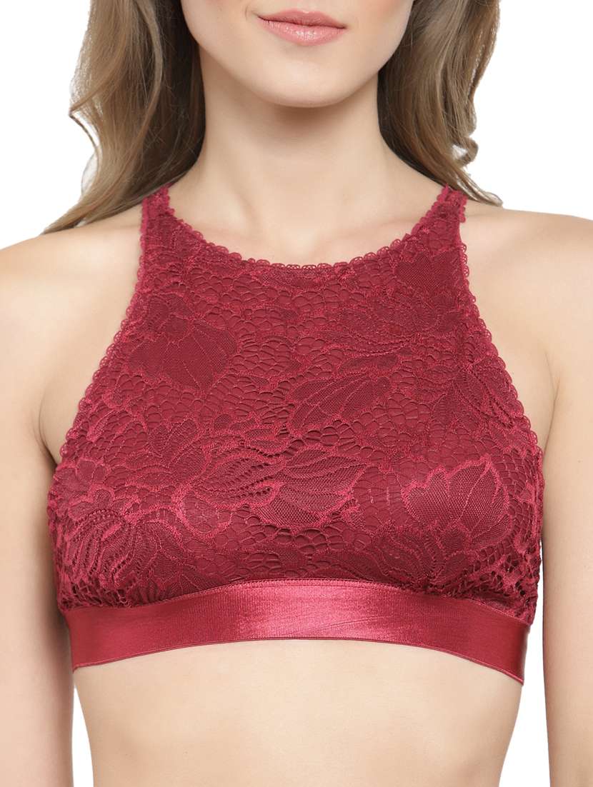 criss-cross back laced bralette