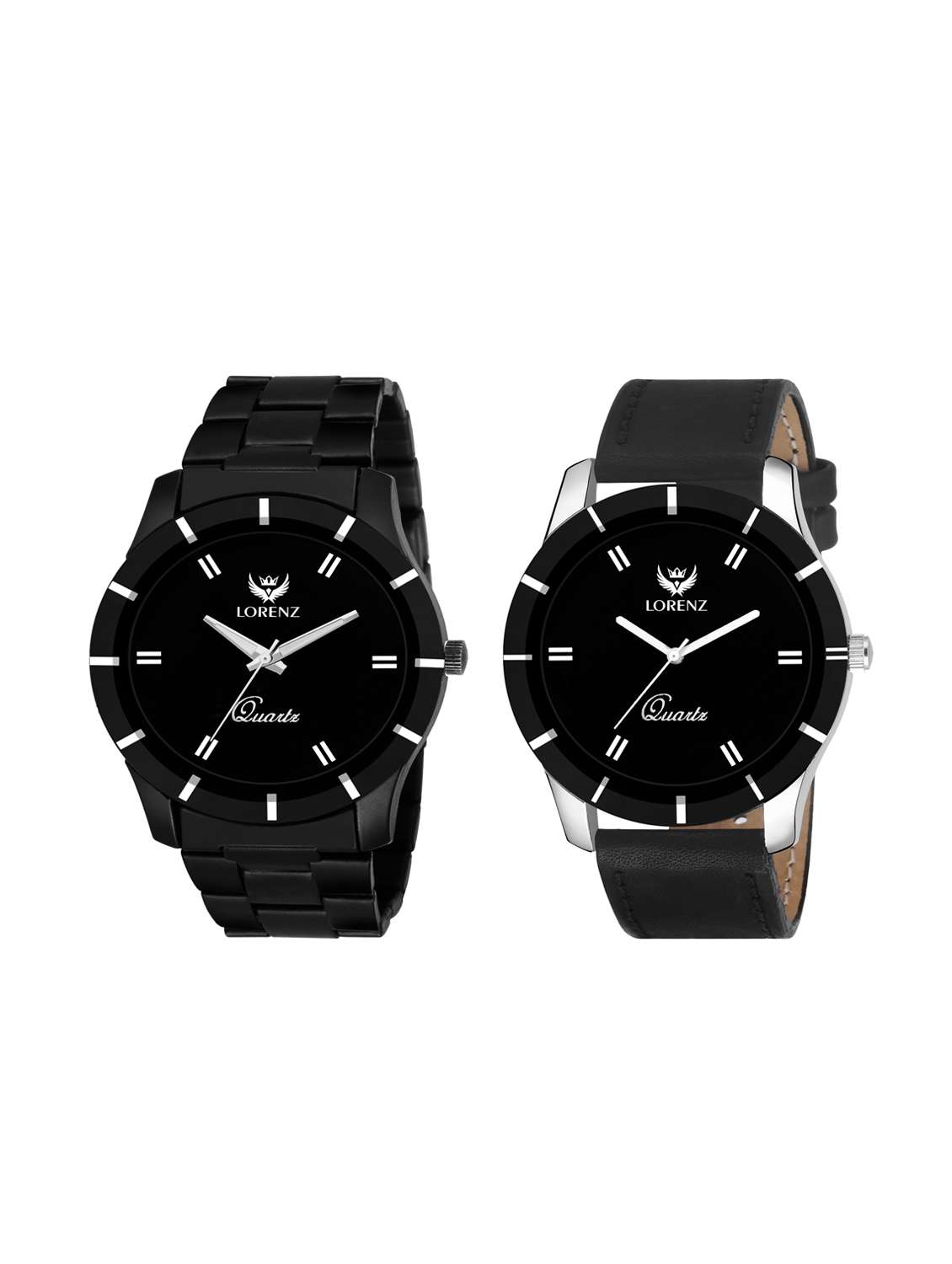 set of 2 analog watch combo