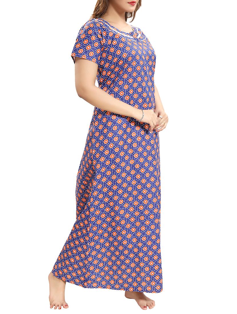 zipper detail nightwear gown - 15807903 - Standard Image - 1
