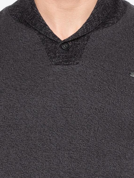 grey cotton pullover - 15810421 - Standard Image - 4