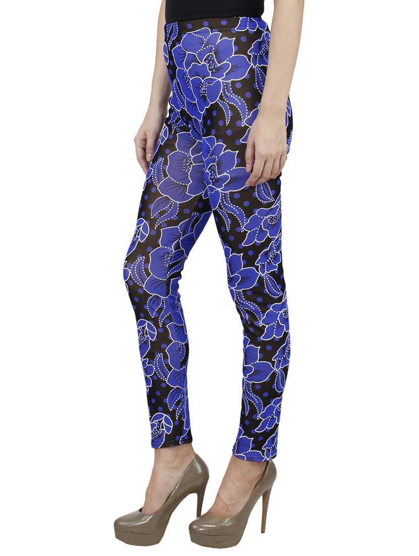 floral woolen leggings - 15814902 -  Standard Image - 1