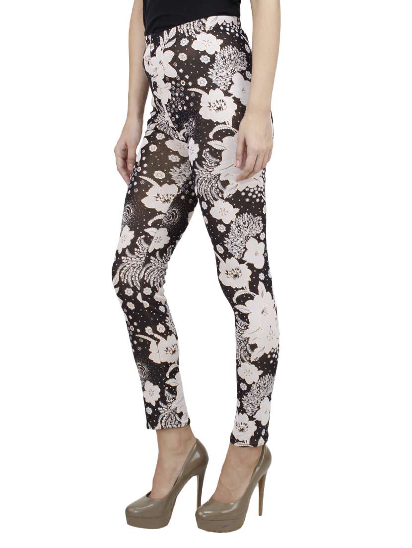 floral woolen leggings - 15814903 -  Standard Image - 1