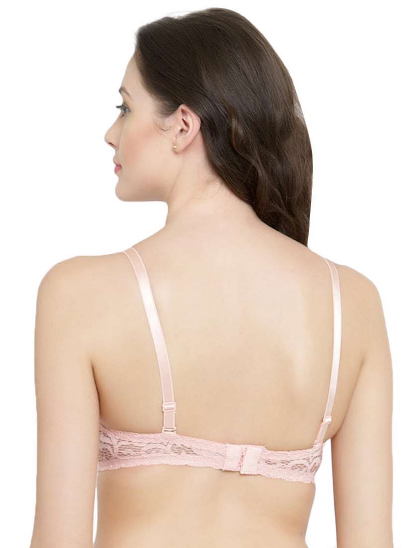 laced floral t-shirt bra - 15815472 - Standard Image - 1