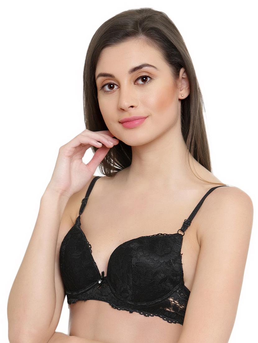 heavily padded laced bra - 15815479 -  Standard Image - 1