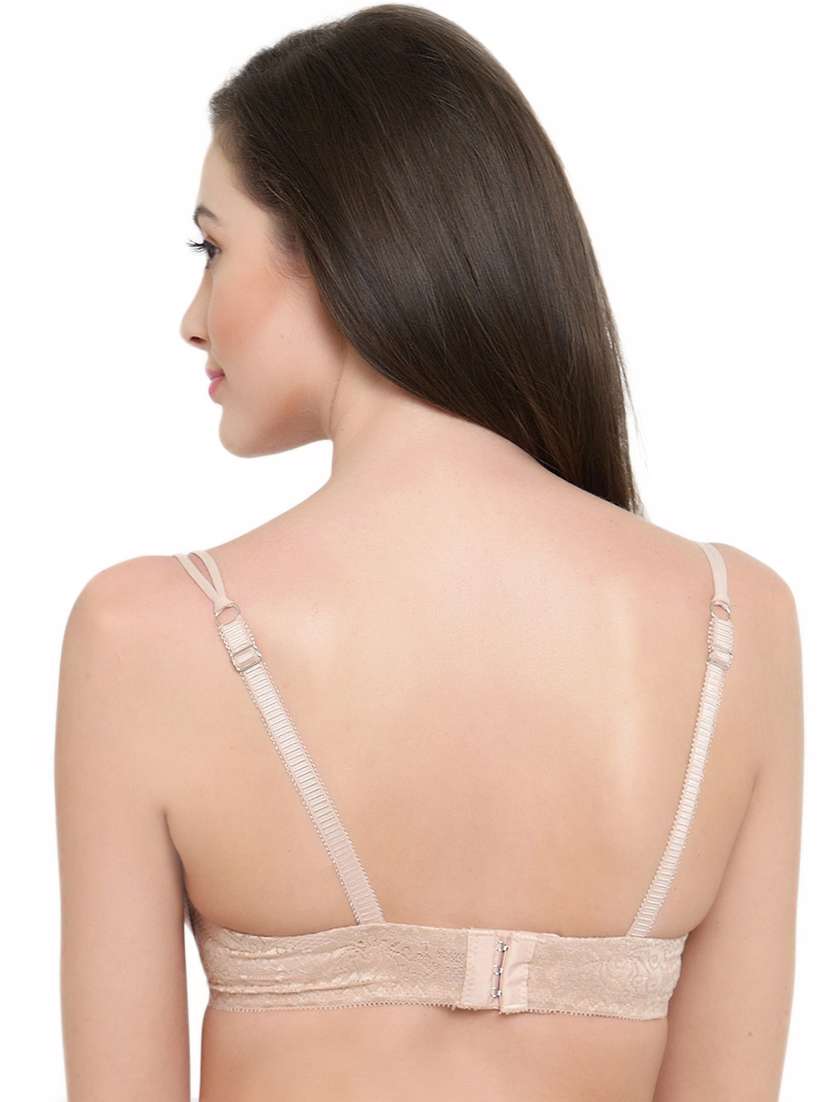 laced plunge bra - 15815483 -  Standard Image - 1