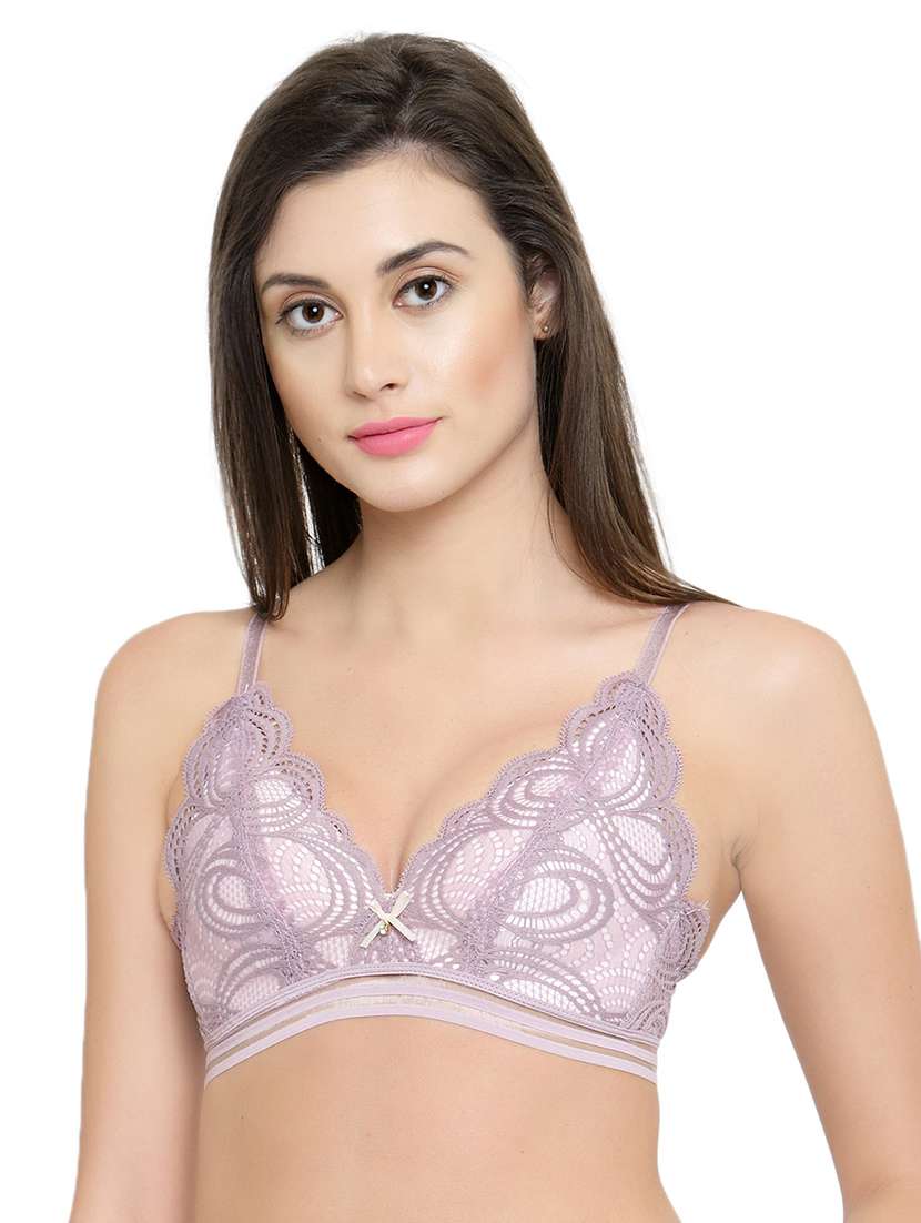 lightly padded laced bra - 15815491 -  Standard Image - 1