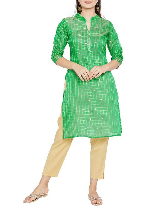 women's straight kurta - 15818220 - Standard Image - 0