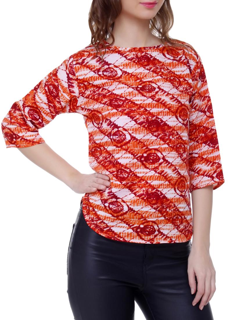 boat neck shibori top - 15819108 - Standard Image - 1