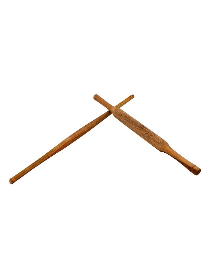 wooden roti roller belan combo large - punjabi