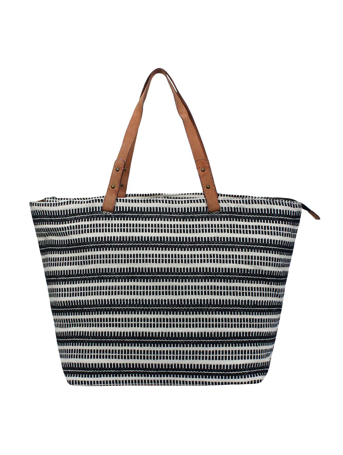 black canvas regular tote