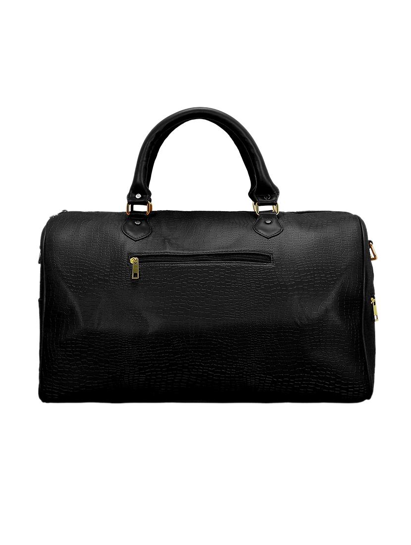 black leatherette (pu) handbag - 15824883 - Standard Image - 1