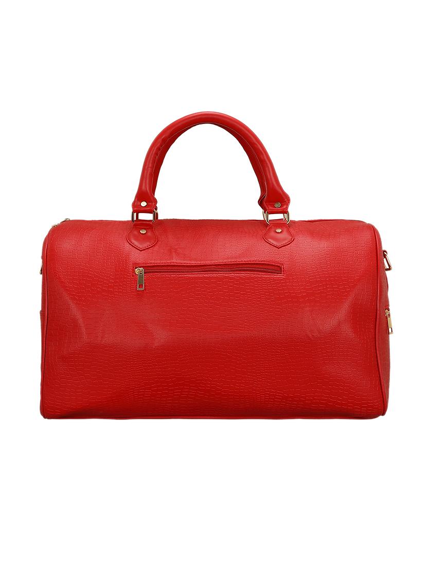 red leatherette (pu) handbag - 15824886 - Standard Image - 1