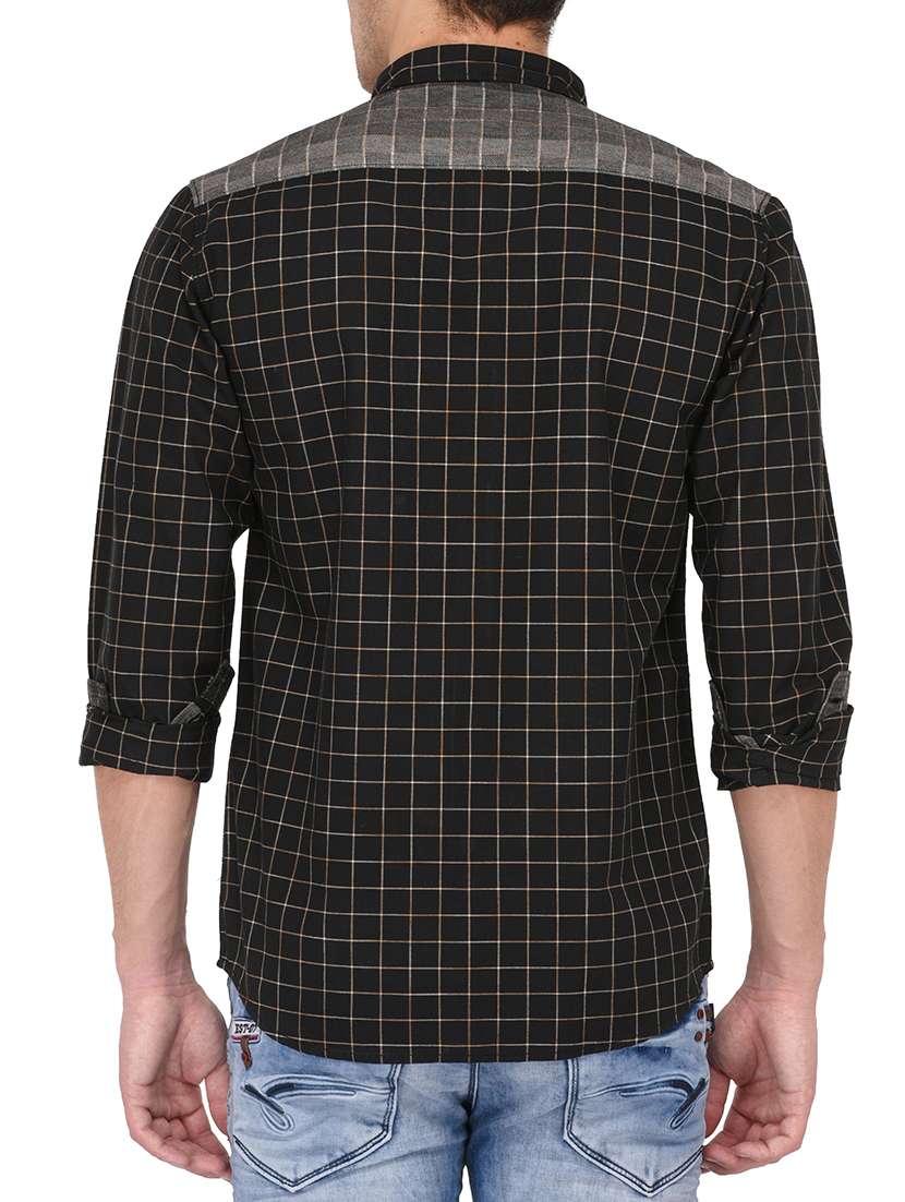mens checks casual shirt - 15829461 -  Standard Image - 6