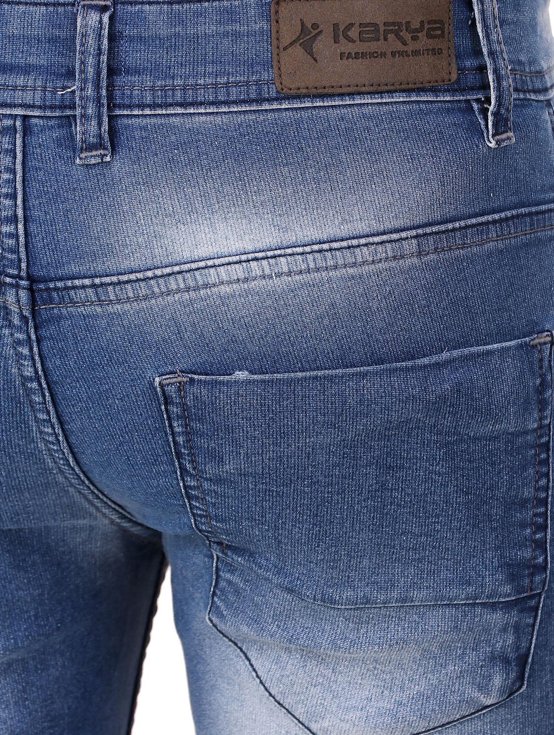 mens slim fit plain jeans - 15832838 - Standard Image - 4