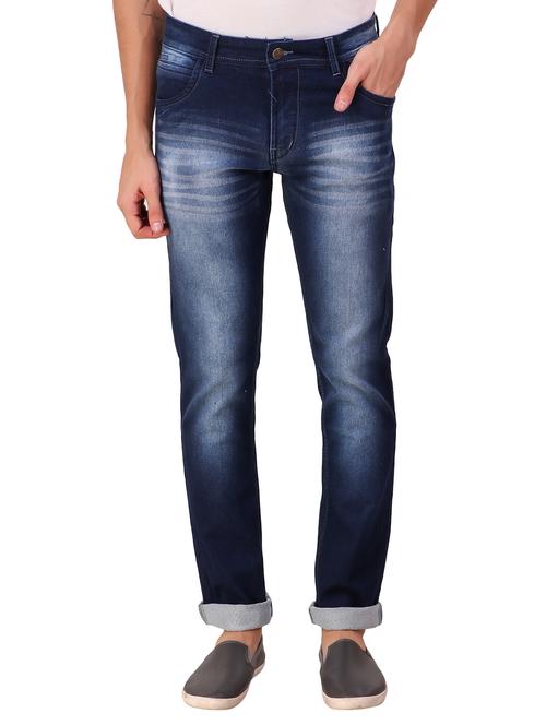 mens slim fit plain jeans - 15832840 - Standard Image - 0