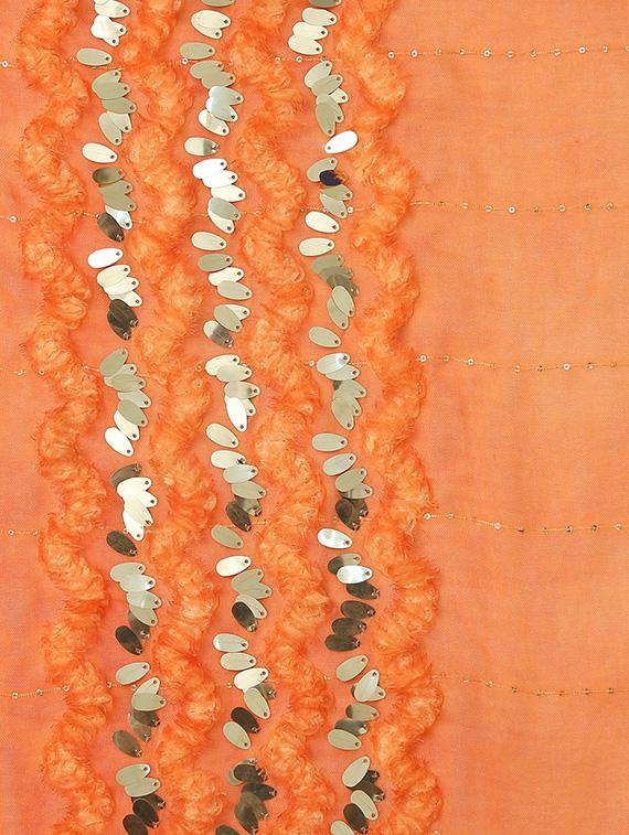 orange linen stole - 15835071 - Standard Image - 1
