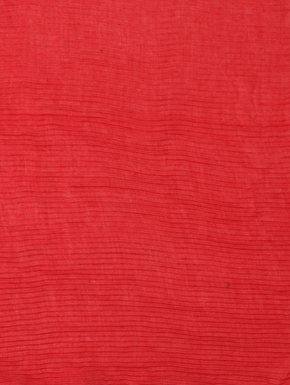 red cotton stole - 15835094 -  Standard Image - 1