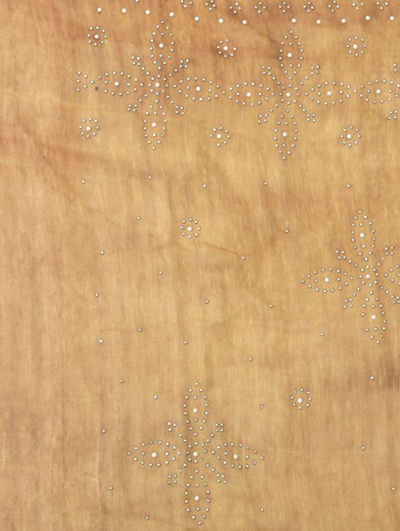 beige silk blend stole - 15835097 -  Standard Image - 1