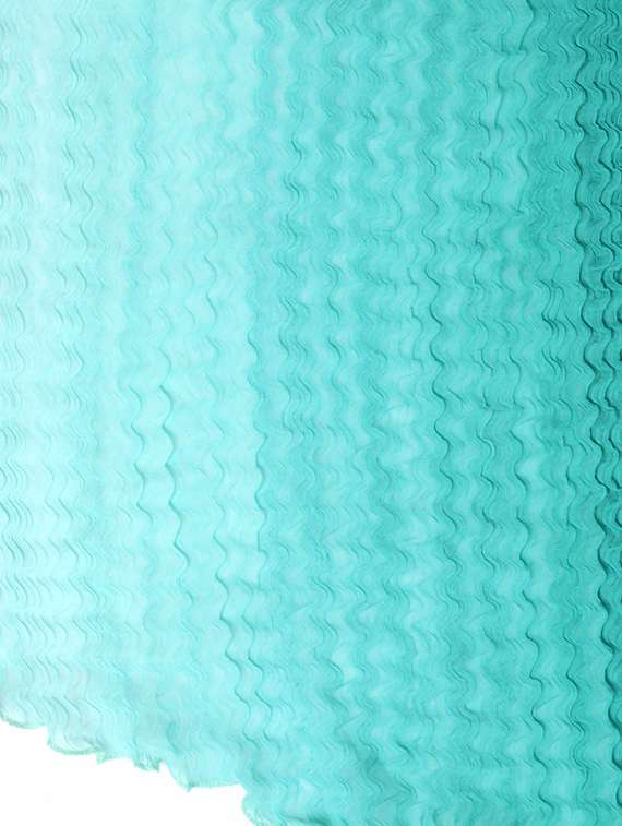 light blue chiffon stole - 15835117 - Standard Image - 1
