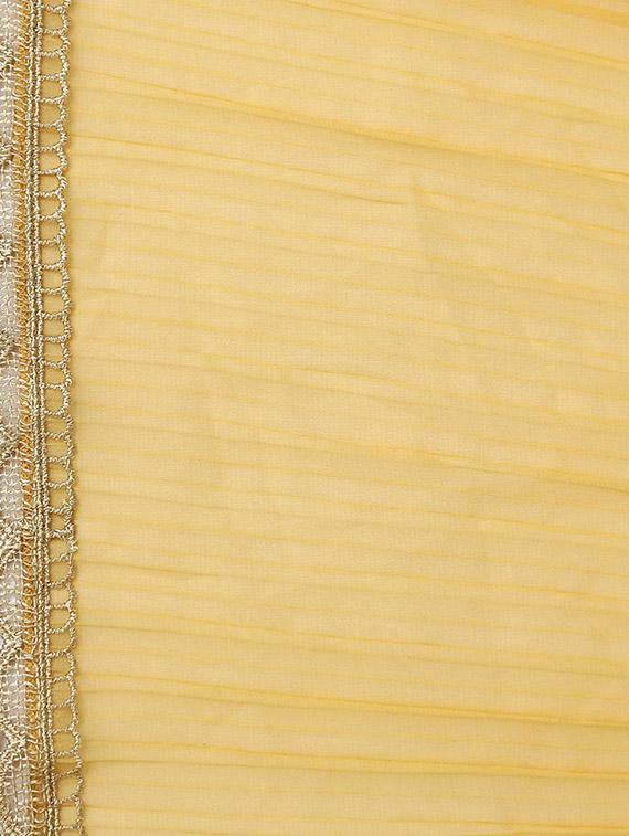 beige georgette stole - 15835136 -  Standard Image - 1