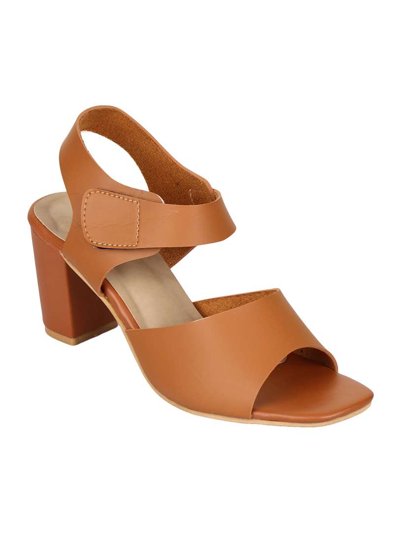 tan back strap sandals