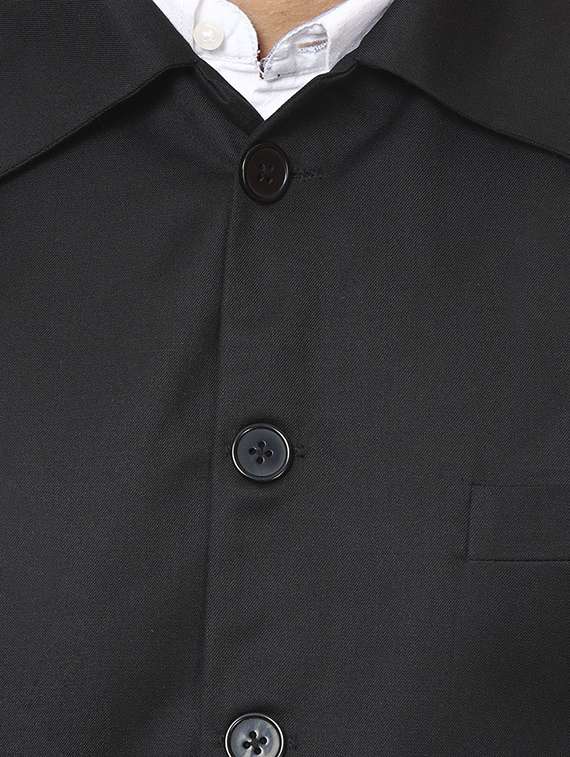 black cotton waist coat - 15840479 -  Standard Image - 4