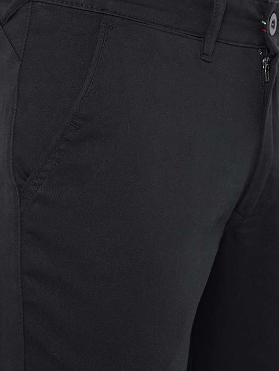 black cotton chinos - 15840895 -  Standard Image - 4