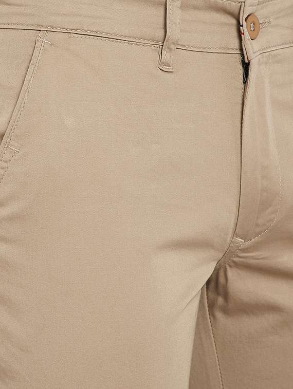 beige cotton chinos - 15840896 -  Standard Image - 4