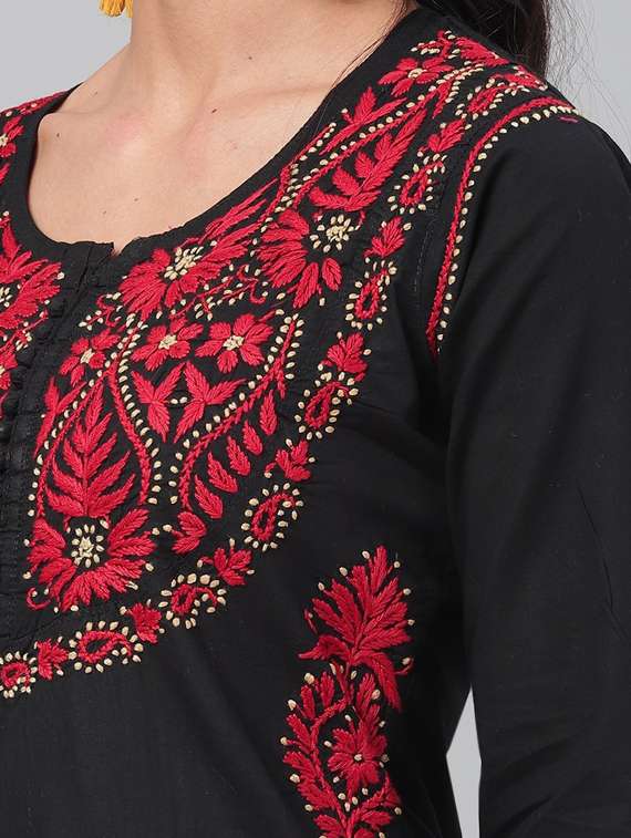 women's straight kurta - 15842069 - Standard Image - 4