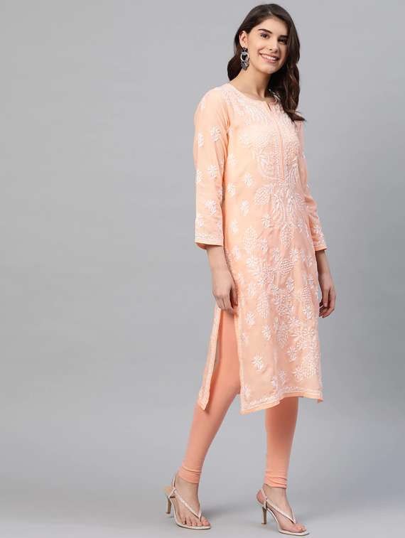 women's straight kurta - 15842073 - Standard Image - 1