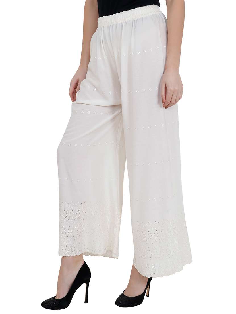 solid flared palazzo - 15846807 -  Standard Image - 1