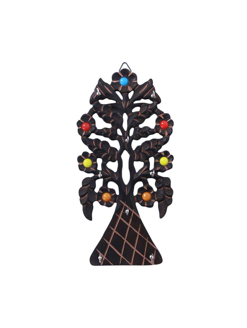 desi karigar wooden antique key holder size(lxbxh-15x2x30) cm