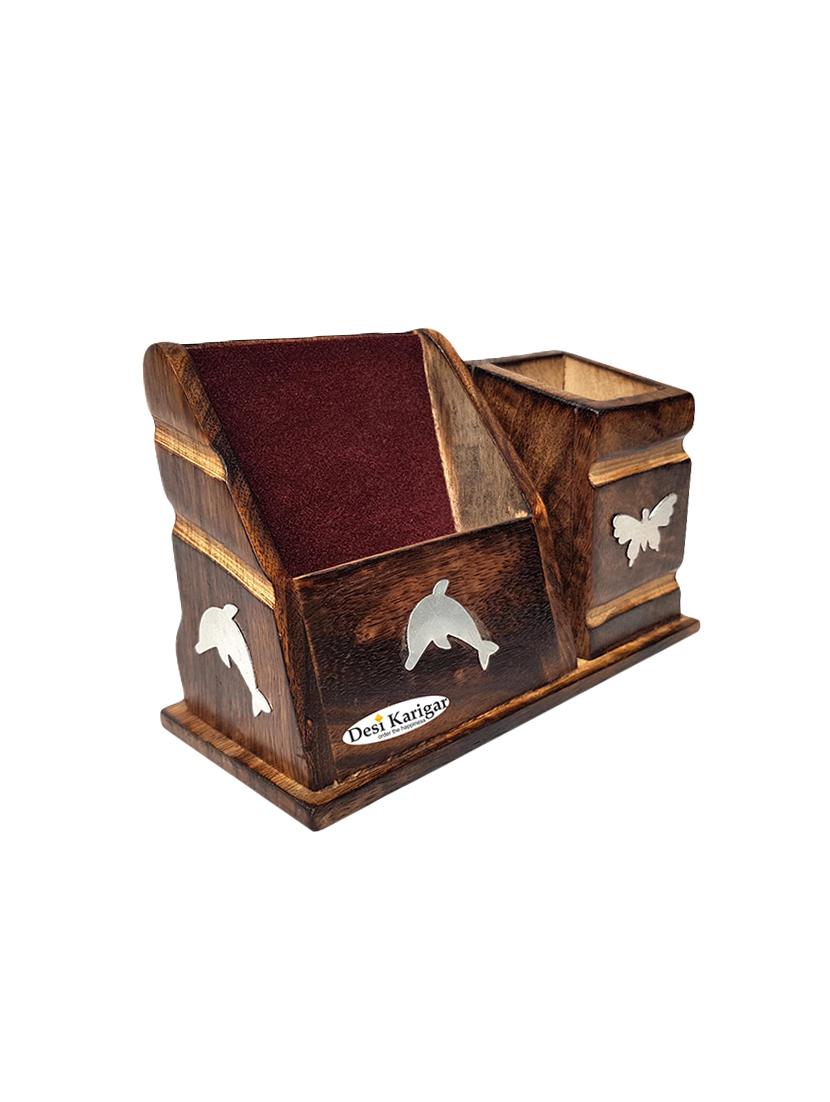 desi karigar mobile & pen stand - 15848682 - Standard Image - 1